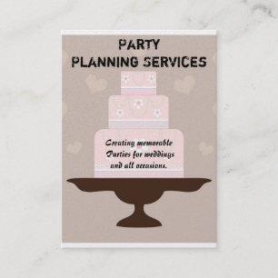 Party Planning Business Card