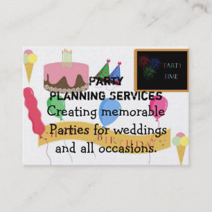 Party Planning Business Card