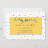 Party Polka Dot Invitation