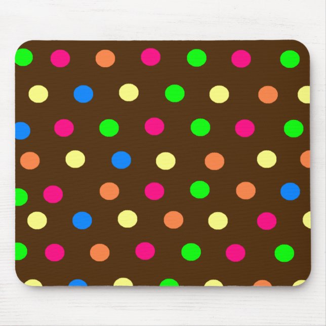 Party Polka Dot Mousepad (Front)