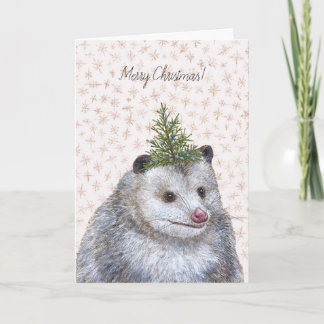Party 'Possum Christmas card