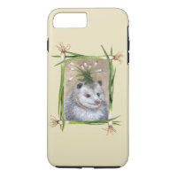 Party Possum in scallion border