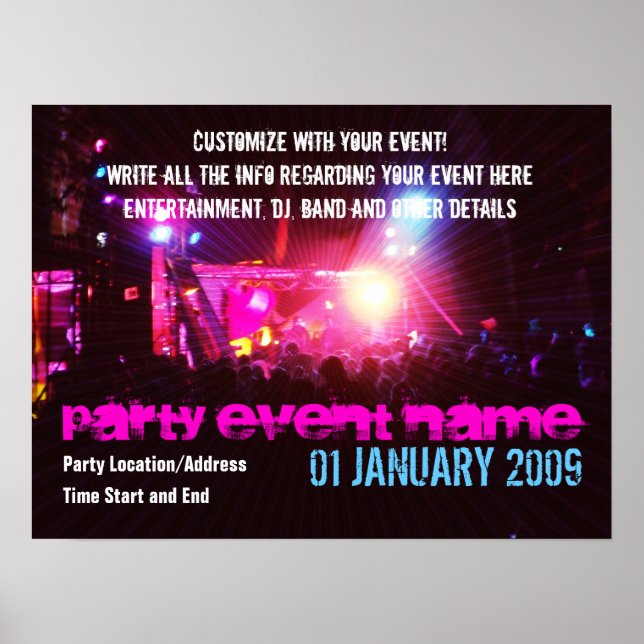 Party Poster #002 Poster (Front)