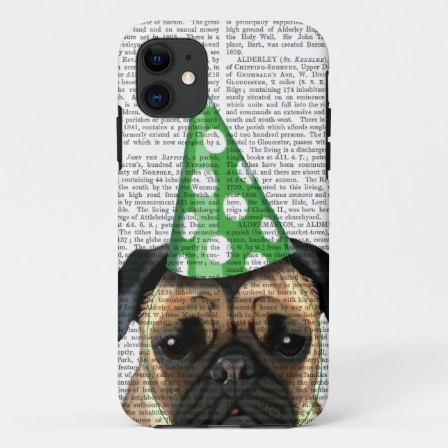 Party Pug 2 Case-Mate iPhone Case (Back)