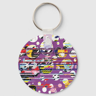 Party Purple Keychain
