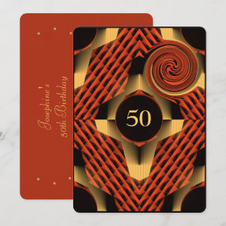 Party Red Invitation