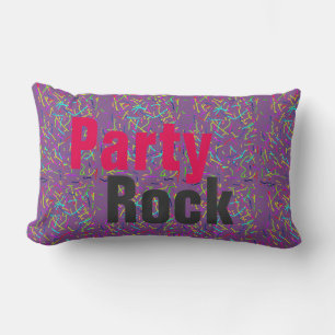 party rock lumbar pillow