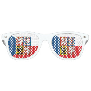 Party Shades & Czechia Sunglasses, Czech flag