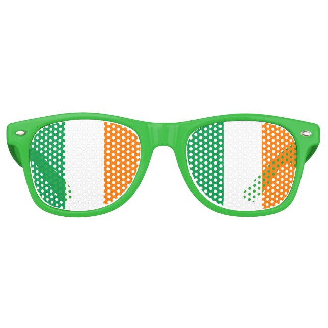 Party Shades & Ireland Sunglasses / Irish flag (Front)