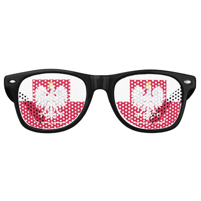 Party Shades & Poland Sunglasses / Polish flag (Front)