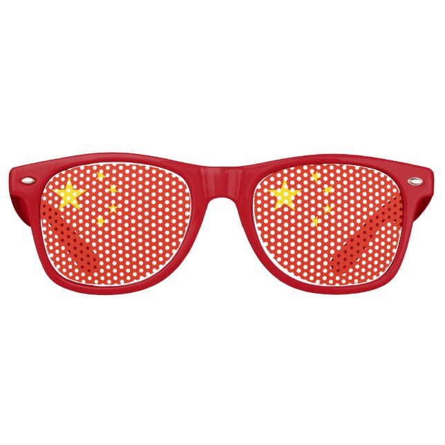 Party Shades Sunglasses - China flag (Front)