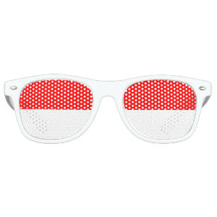 Party Shades Sunglasses - Indonesia flag
