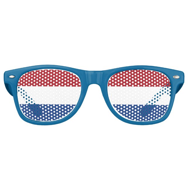 Party Shades Sunglasses - Netherlands flag (Front)