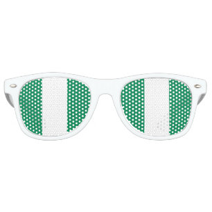 Party Shades Sunglasses - Nigeria flag