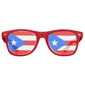 Party Shades Sunglasses - Puerto Rico flag