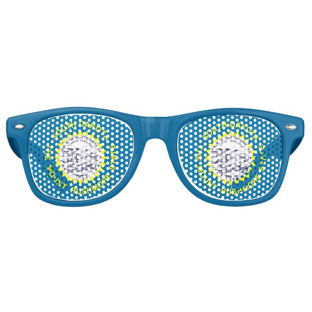Party Shades Sunglasses - South Dakota flag (Front)