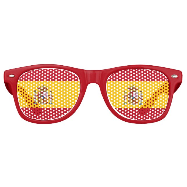 Party Shades Sunglasses - Spain flag (Front)