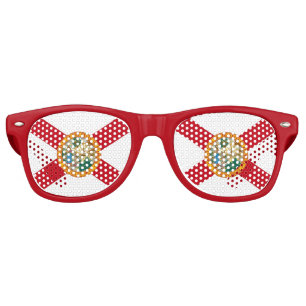 Party Shades Sunglasses with flag of Florida, USA