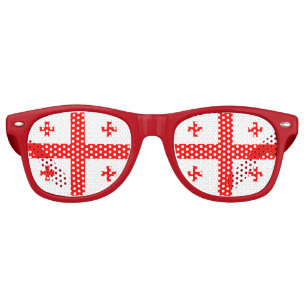 Party Shades Sunglasses with flag of Georgia