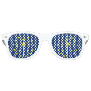 Party Shades Sunglasses with flag of Indiana, USA