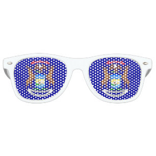 Party Shades Sunglasses with flag of Michigan, USA