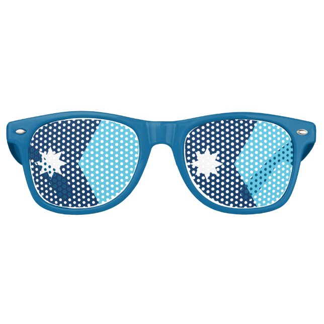 Party Shades Sunglasses with flag of Minnesota (Front)
