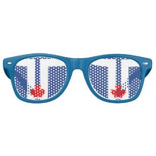 Party Shades Sunglasses with flag of Toronto