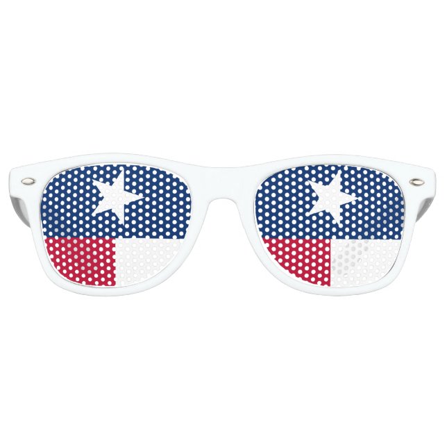 Party Shades & Texas Sunglasses / Texas flag (Front)
