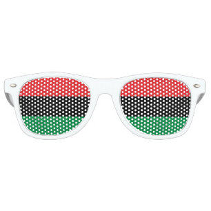 Party Shades & UNIA Sunglasses / Pan African flag
