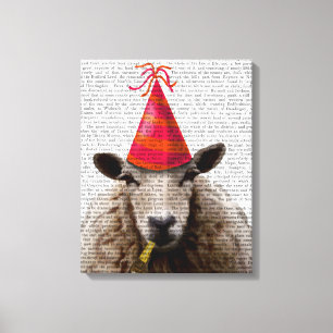 Party Sheep Canvas Print