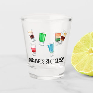 Party Shot Drink Alcohol Party Personalized Gift Shot Glass