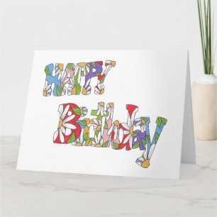 Party Size Birthday Card