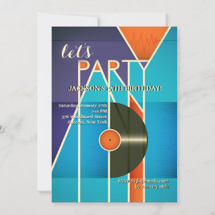 Party Sounds Invitation