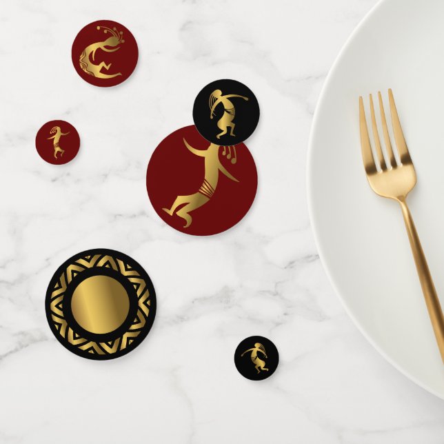 Party Southwestern Gold Kokopelli Confetti (Group)