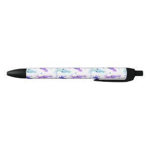 Party Squid Pattern Black Ink Pen