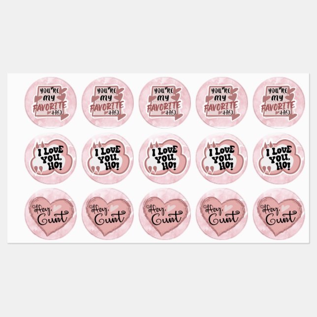party stickers, favourite ho collection (Sheet)