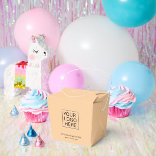 Party Supplies Custom Logo & Text Packaging Favor Box
