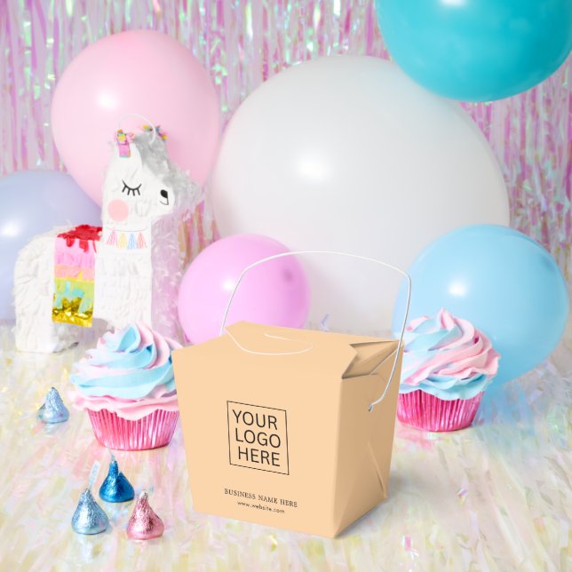 Party Supplies Custom Logo & Text Packaging Favor Box (Party)