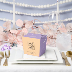 Party Supplies Custom Logo & Text Packaging Favor Box