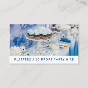 Party Supply Event Hire Business Card