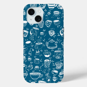 Party tea coffee cups Case-Mate iPhone case