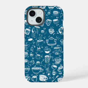 Party tea coffee cups Case-Mate iPhone case