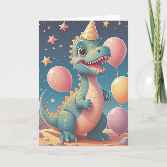 Party Through the Ages Card (Front)