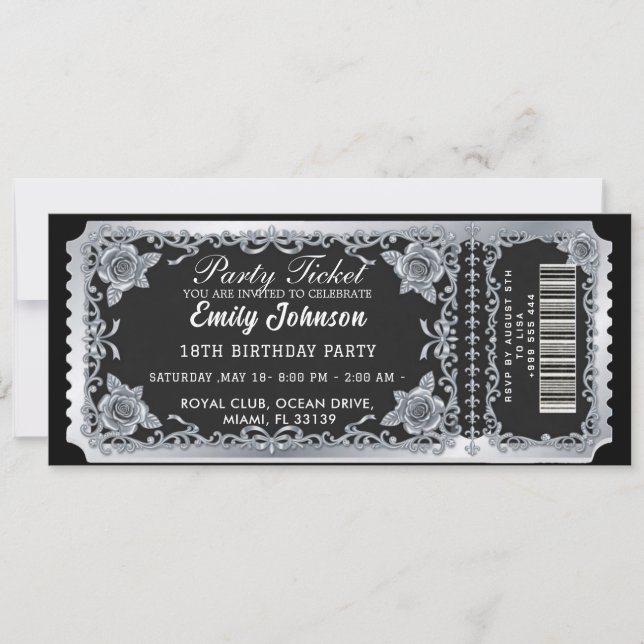 Party Ticket Invitation 2026 (Front)