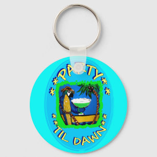 PARTY 'TIL DAWN KEYCHAIN