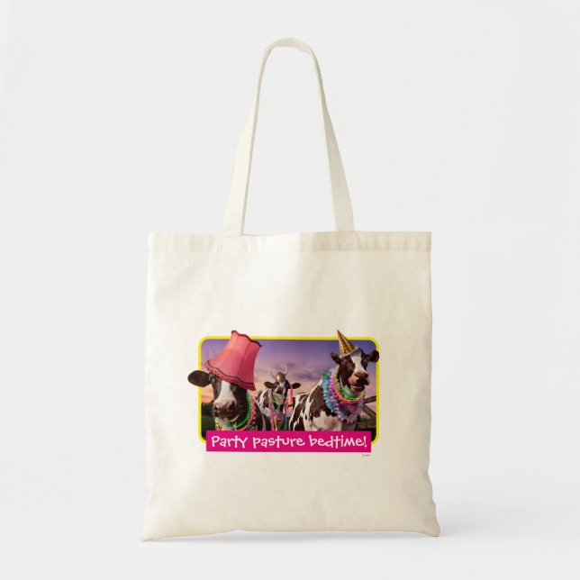 Party 'Til The Cows Come Home Tote Bag (Front)