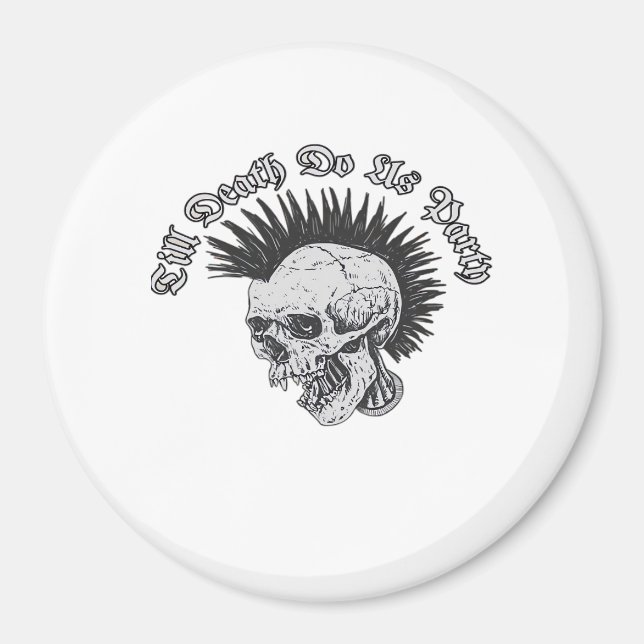 Party Till Death Do Us Party Halloween Magnet (Front)
