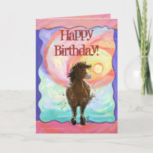 Party Time Appaloosa Horse Card