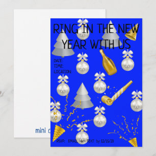 Party Time! (blank) Holiday Card