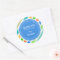 Party Time Boys Birthday Thank You Favour Sticker